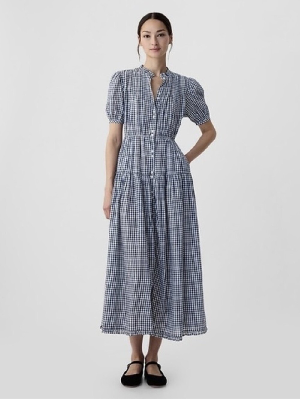 Gap x Doen Gingham Dress